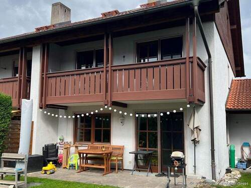 Gartenansicht - 5 Zimmer Doppelhaushälfte in Rosenheim