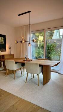 Wohnküche mit Gartenblick - 4 Zimmer Reihenendhaus in Hamburg