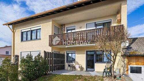 Außenansicht 3 - Gemütliche 2-Zimmer-Wohnung mit Südterrasse, Gartenanteil und EBK in ruhiger Lage von Westenhausen