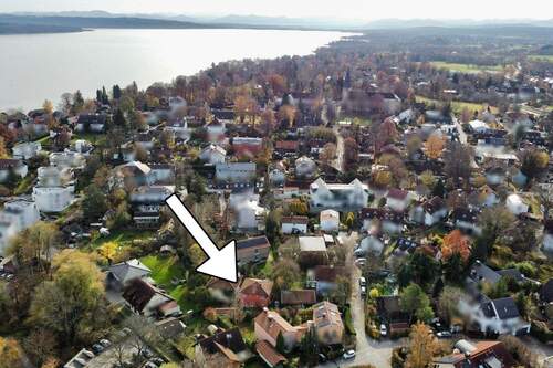 Luftbild mit dem schönen Ammersee - 