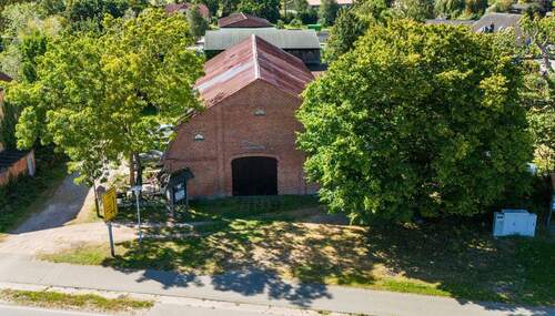 Scheune Vorderansicht - Grundstück in Grömitz / Rüting