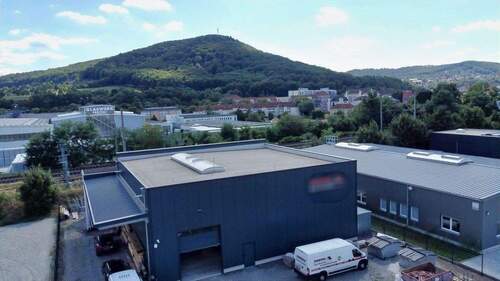 Luftbild der Halle - 