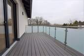 Balkon.2.JPG - Moderne Komfortwohnung, Erdwärme, barrierearm, Aufzug, großer Balkon