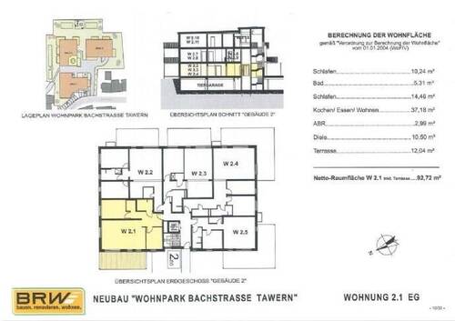 Bild 4 - Etagenwohnung mit 92,70 m&sup2; in Tawern zum Kaufen