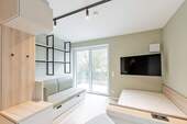 Wohnen/Schlafen - Neubau-Microapartment mit Balkon und Kochnische