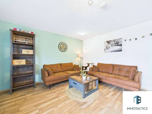 Wohnzimmer 1. Wohnebene - 4 Zimmer Etagenwohnung in Bad Kreuznach