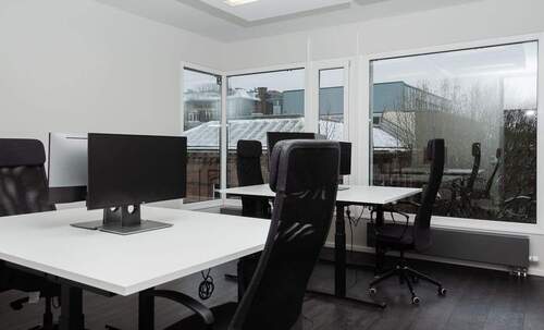 Büroraum 1 - Plug & Play Büro im Karolinenviertel Hamburg - hell, zentral, voll ausgestattet