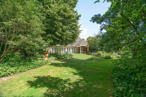 Blick durch den Garten zur Terrasse - 