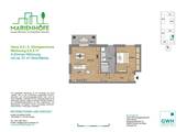 Grundriss - 2 Zimmer Etagenwohnung zur Miete in Dresden