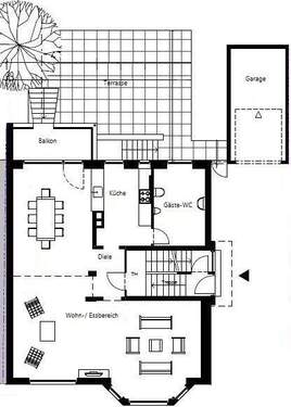 Erdgeschoss / Hochparterre - 