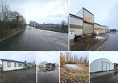Bild 1 - Industrie- und Gewerbeareal mit vielen Bestandsgebäuden