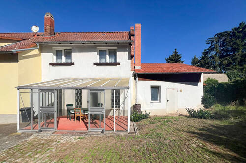 Wintergarten am Hinterhaus - 5 Zimmer Einfamilienhaus zum Kaufen in Am Ettersberg / Berlstedt