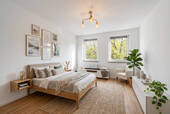 Schlafzimmer Visualisierung - 2 Zimmer Etagenwohnung zum Kaufen in München