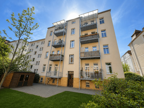 Rückansicht - 4 Zimmer Etagenwohnung in Leipzig