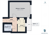 Grundriss Wohnung 2 - 