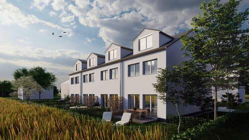 ruhige Terasse mit Sichtschutz - Reihenmittelhaus mit 140,00 m² in Zirndorf zum Kaufen