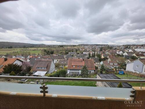 Balkonaussicht1 EG - 5 Zimmer Doppelhaushälfte zum Kaufen in Wimsheim