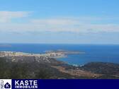 Titel - Grundstück mit Panoramablick auf das Meer und Baugenehmigung, Agios Nikolaos