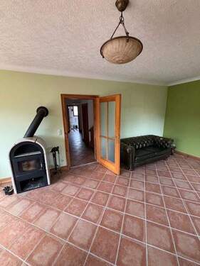 Wohnzimmer mit Schwedenofen - 