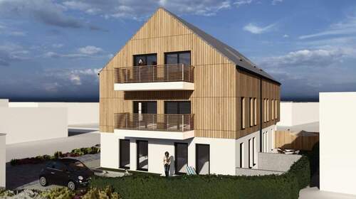 Ansicht 3 Auße.jpg - Terrassenwohnung mit 101,00 m&sup2; in Simbach a.Inn zum Kaufen