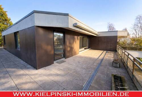 Penthouse! - Im Herzen von Blankenese: Helles 3-Zi.-Penthouse mit großes Dachterrasse, 2 Bädern + TG-St.pl.