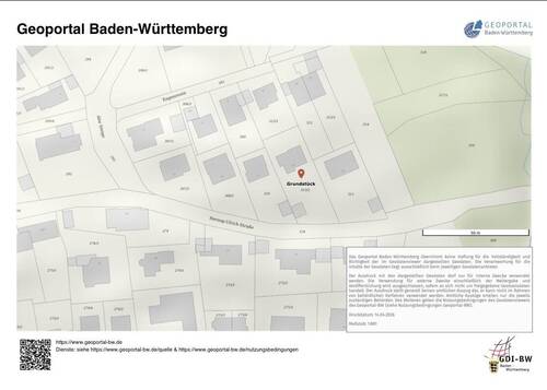 Lageplan - Grundstück in Nürtingen zum Kaufen