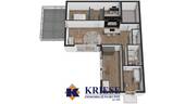 Dachgeschosswohnung Grundriss - 