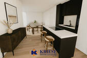Beispielvisualisierung Küche und Wohnbereich - 6 Zimmer Etagenwohnung in Germering