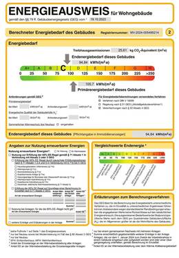 Energieausweis - 