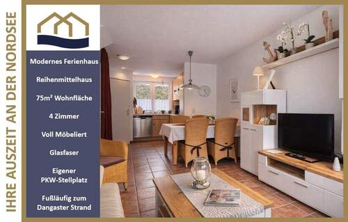Titelbild - Modernes Ferienhaus in ruhiger Lage von Dangast: Fußläufig zum Nordseestrand