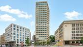 Außenansicht 3 - Panorama, Premium, Prestige: Exklusive 3-Zimmer-Neubauwohnung im KURECK am Kurpark Wiesbaden