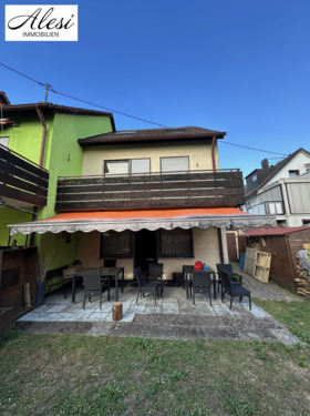 Hausansicht hinten - 5 Zimmer Reihenendhaus in Filderstadt