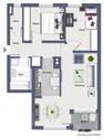 Grundriss Wohnung 4 - 