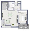 Grundriss Wohnung 5 - 