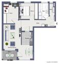 Grundriss Wohnung 6 - 