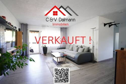 Verkauft - Gepflegte 3 12 Zimmer Wohnung mit Balkon- Tiefgarage und schönem Ausblick!