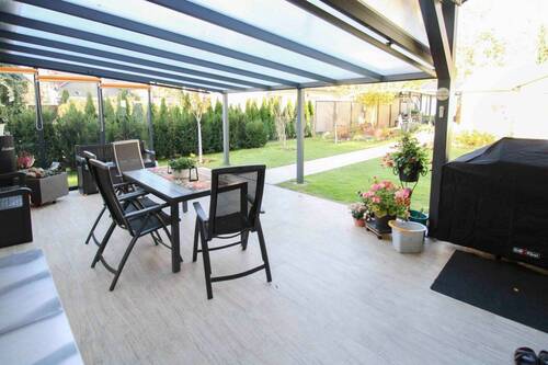 Überdachte Terrasse - Einfamilienhaus mit 153,00 m² in Petershagen/Eggersdorf zum Kaufen