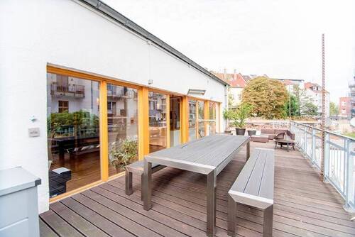 Dachterrasse - Büro in Düsseldorf zur Miete