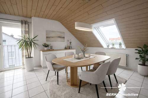 KI- generiertes Musterbild - Essbereich - 4 Zimmer Etagenwohnung in Kleinostheim