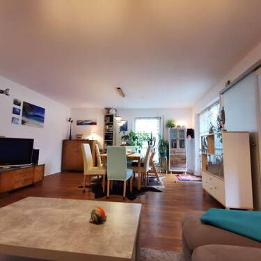 Blick vom Wohnbereich in Richtung Essen - 