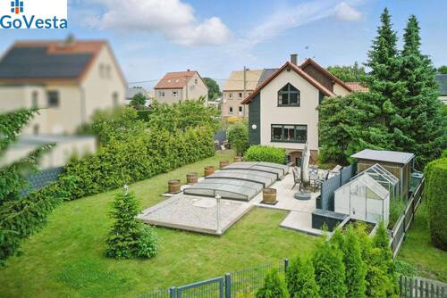 Drohnenaufnahme_2 - 9 Zimmer Einfamilienhaus in Grimma