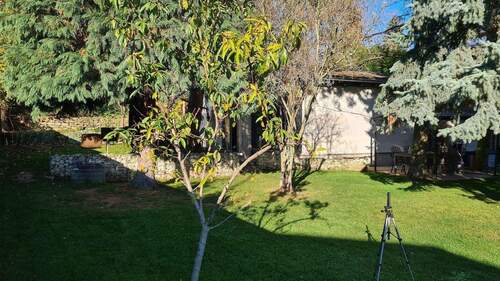 Garten mit Blick zum Rohbau - 