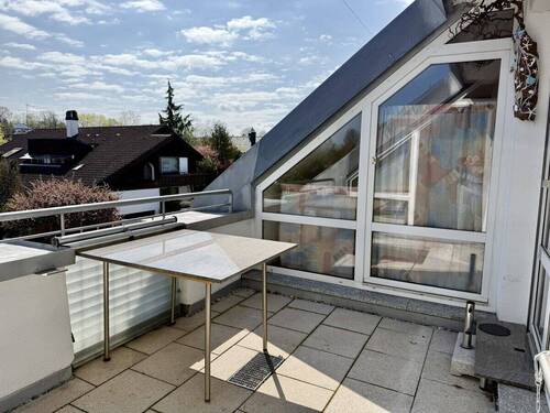Terrasse - 3 Zimmer Etagenwohnung in Weißenhorn