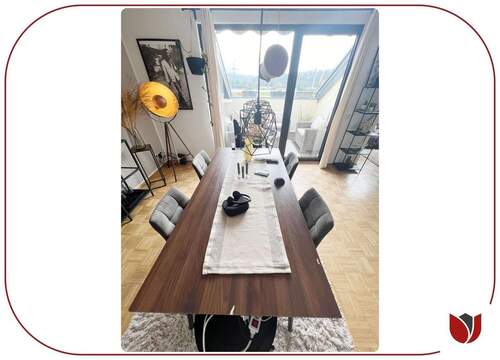 Essbereich mit Blick ins Grüne - 