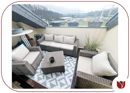 Blick auf das Gelände des Leichlinger Reitvereins - 