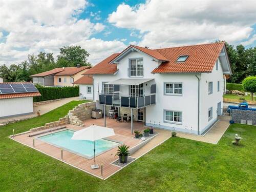 Ansicht von Südosten - Mehrfamilienhaus, Wohnhaus mit 343,00 m² in Künzing zum Kaufen