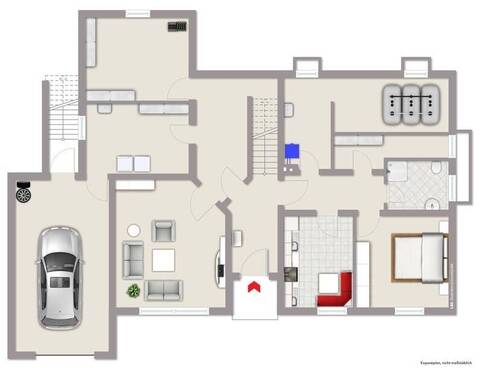 Erdgeschoss - 1 Zimmer Mehrfamilienhaus, Wohnhaus in Groß-Bieberau