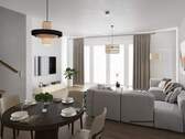 Wohnzimmer - 6 Zimmer Reihenendhaus in Weilerswist