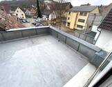 Flachdach Hausrückseite - 
