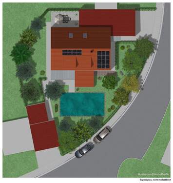 Lageplan - 5 Zimmer Einfamilienhaus zum Kaufen in Oberreichenbach